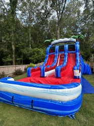 15' Rip Curl Dual Lane Center Climb Water Slide