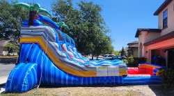 SIDE 1744930522 15' Rip Curl Dual Lane Center Climb Water Slide